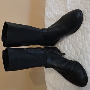 Eileen Fisher Black Combat & Moto Boots